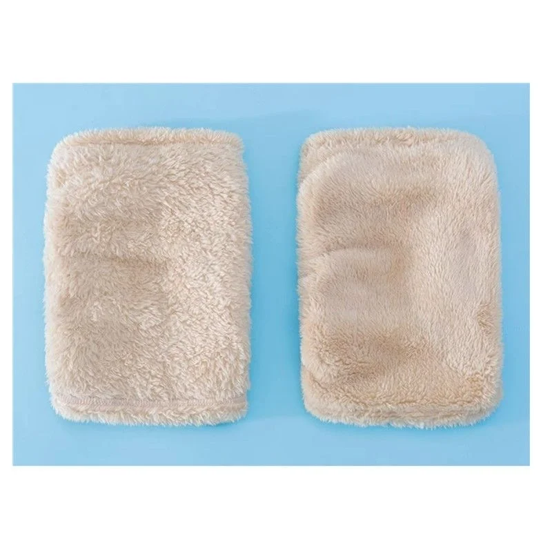 ปรับเข่าอุ่นความร้อนขนแกะร่วมสนับสนุนโรคข้ออักเสบบรรเทา Velcro สายรัดกล้ามเนื้อความอบอุ่นกีฬากลางแจ้งผู้สูงอายุฤดูหนาว
