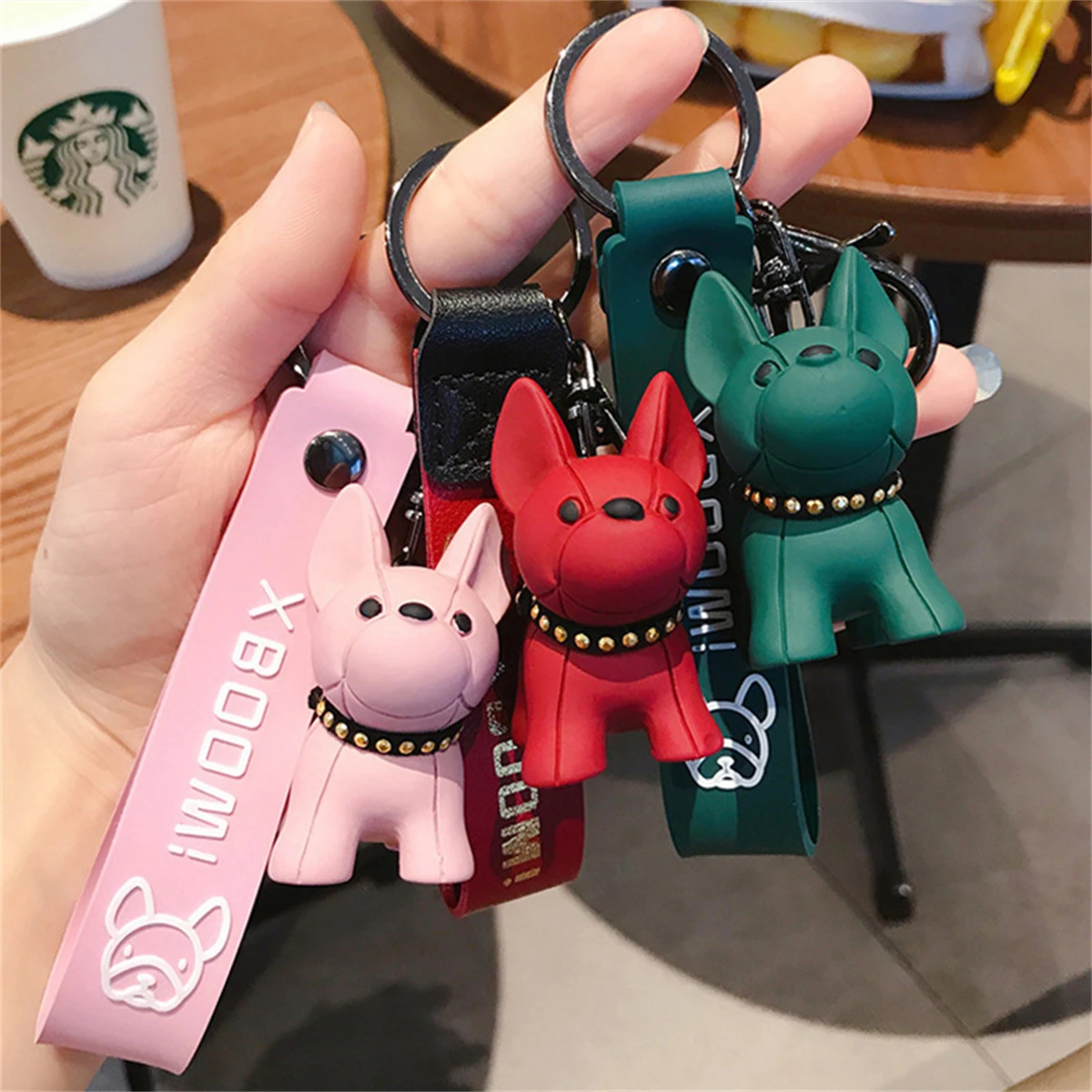 Anime GOODS Anime pvc keychain - Bulldog Cute Y2K Cartoon Pendant, suitable for bags and keys, perfect gift for fans