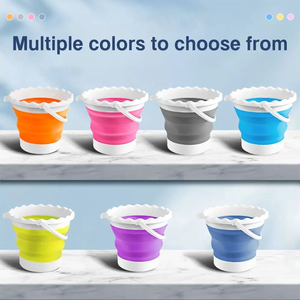 Multi-function Silicone Wash Pen Bucket Foldable Portable Paint Brush Washing Bucket Paint Brush Cleaner Artists