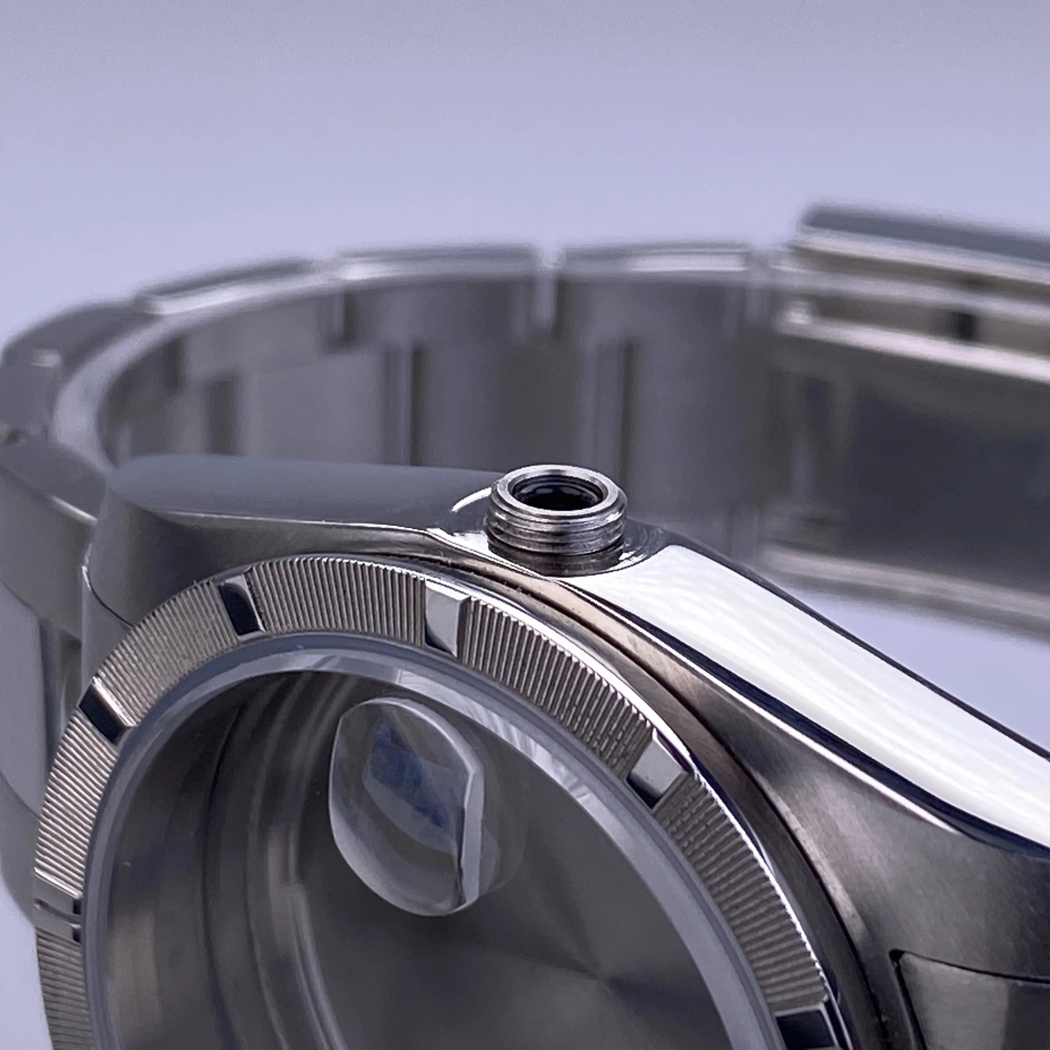 고품질 NH35 케이스 36mm 엔진 터닝 베젤 스테인레스 스틸 AK 부품 교체 NH35/36 무브먼트에 적합 새로운 도착