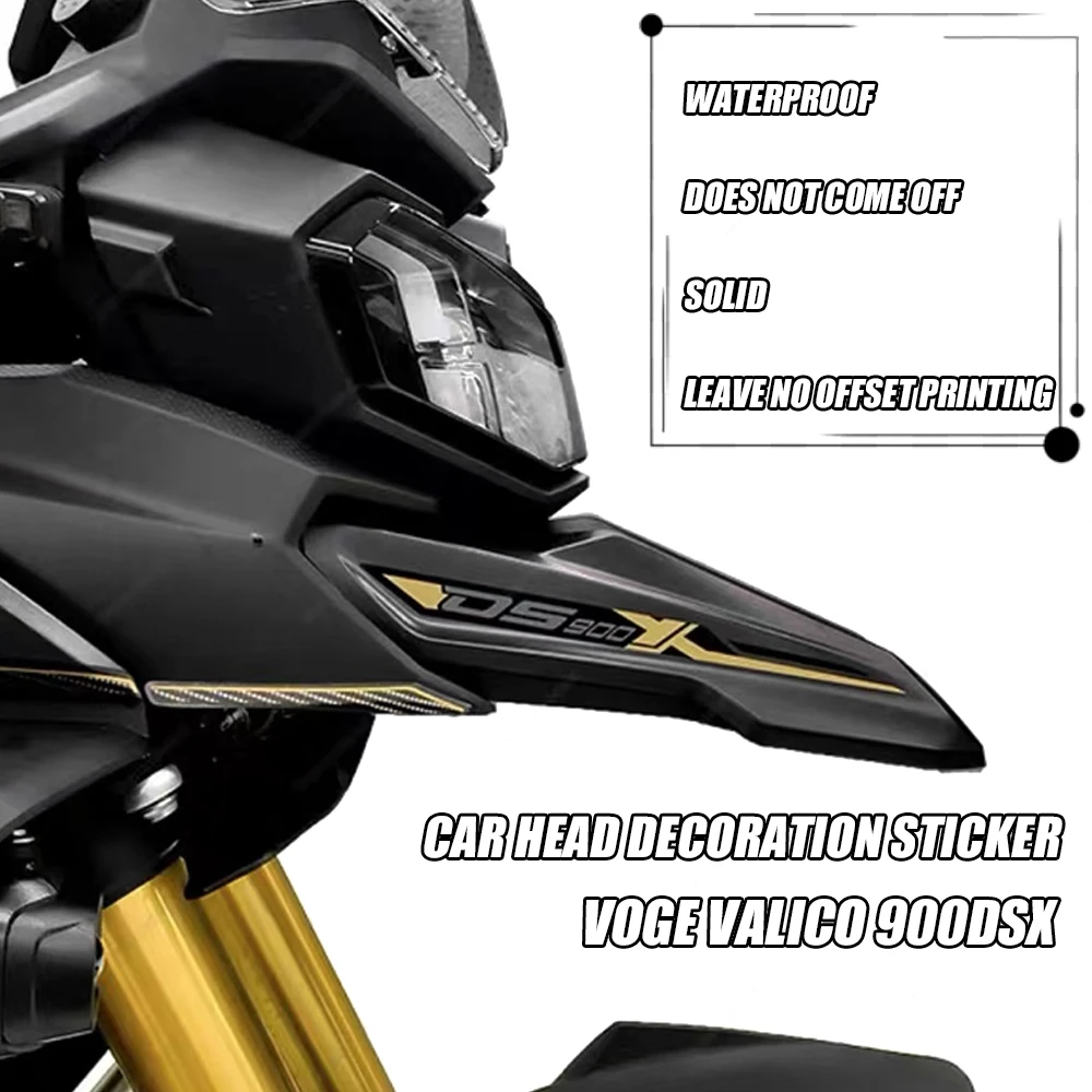 

FOR VOGE Volico 900DSX DS900X 900 DSX DSX 900 Front Sticker Motorcycle Front Decoration Sticker Waterproof Decal FIT 900DSX