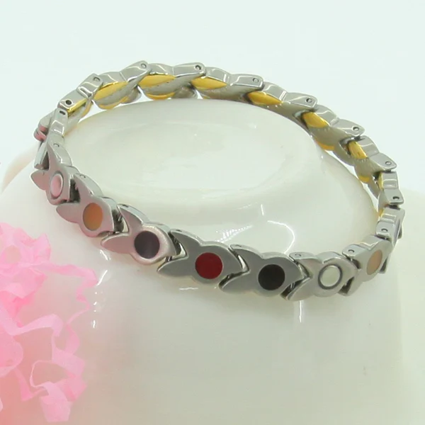 

Stylish Rose Gold Magnetic Therapy Bracelet for Women – Wellness & Fashion Jewelry