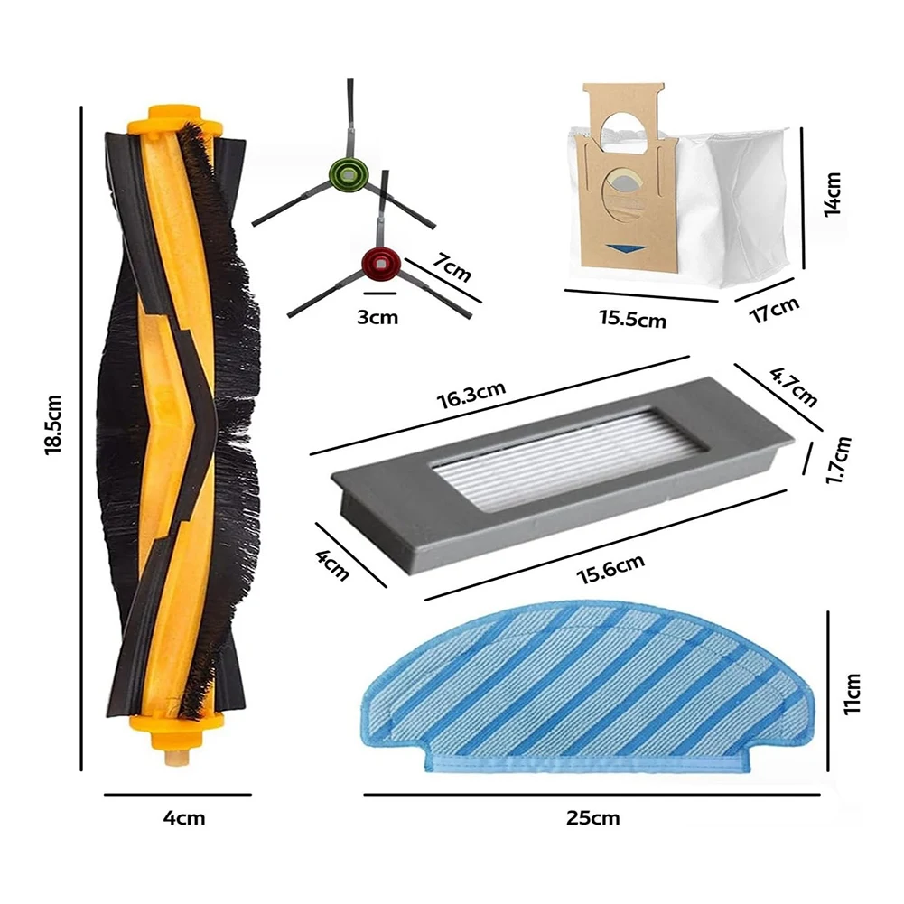 Ecovacs deebot ozmo 920、950、t5、t8、t8、aivi、t8 max、n7、n8プラス、n8プロのn8プロ真空のための交換部品