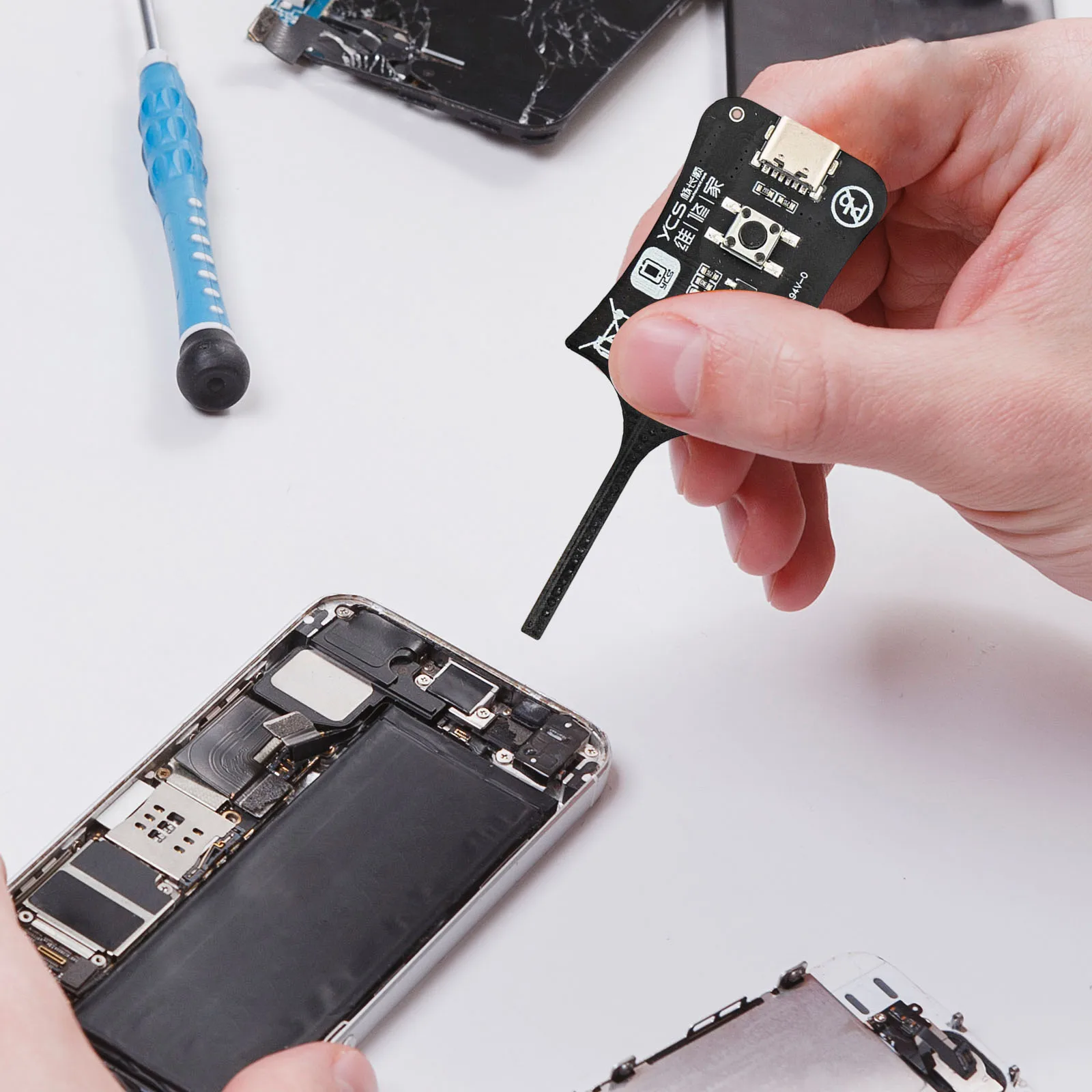 Inductance Tester Multi-Purpose High Precision Motherboard Faults Detector Inductor Detectors Tools for Mobile Phone Maintenance