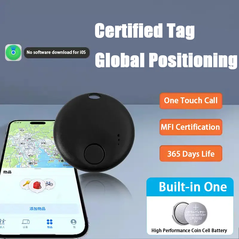 

For Apple Wireless GPS Smart Tracker Work Find My APP Anti Lost Reminder Device Car Key Pet Kids Finder for Elder Kids Pet Item