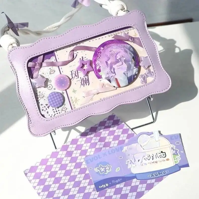 All Match Sweet Y2k Aesthetic Crossbody Bag Streetwear Office Lady Casual Ita Bags Transparent Women Vintage Shoulder Handbags