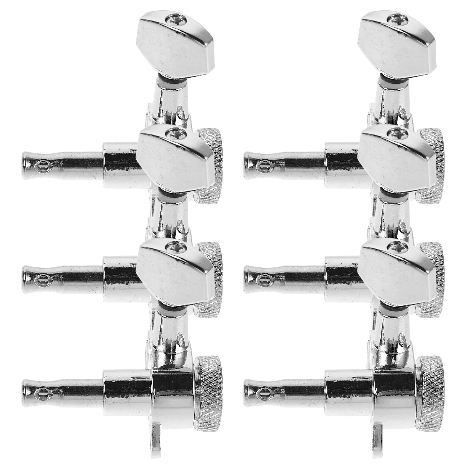 

6 Pcs Guitar Peg Lock Part Accessory Electric Acoustic Locking Tuners Machine Zinc Alloy Head