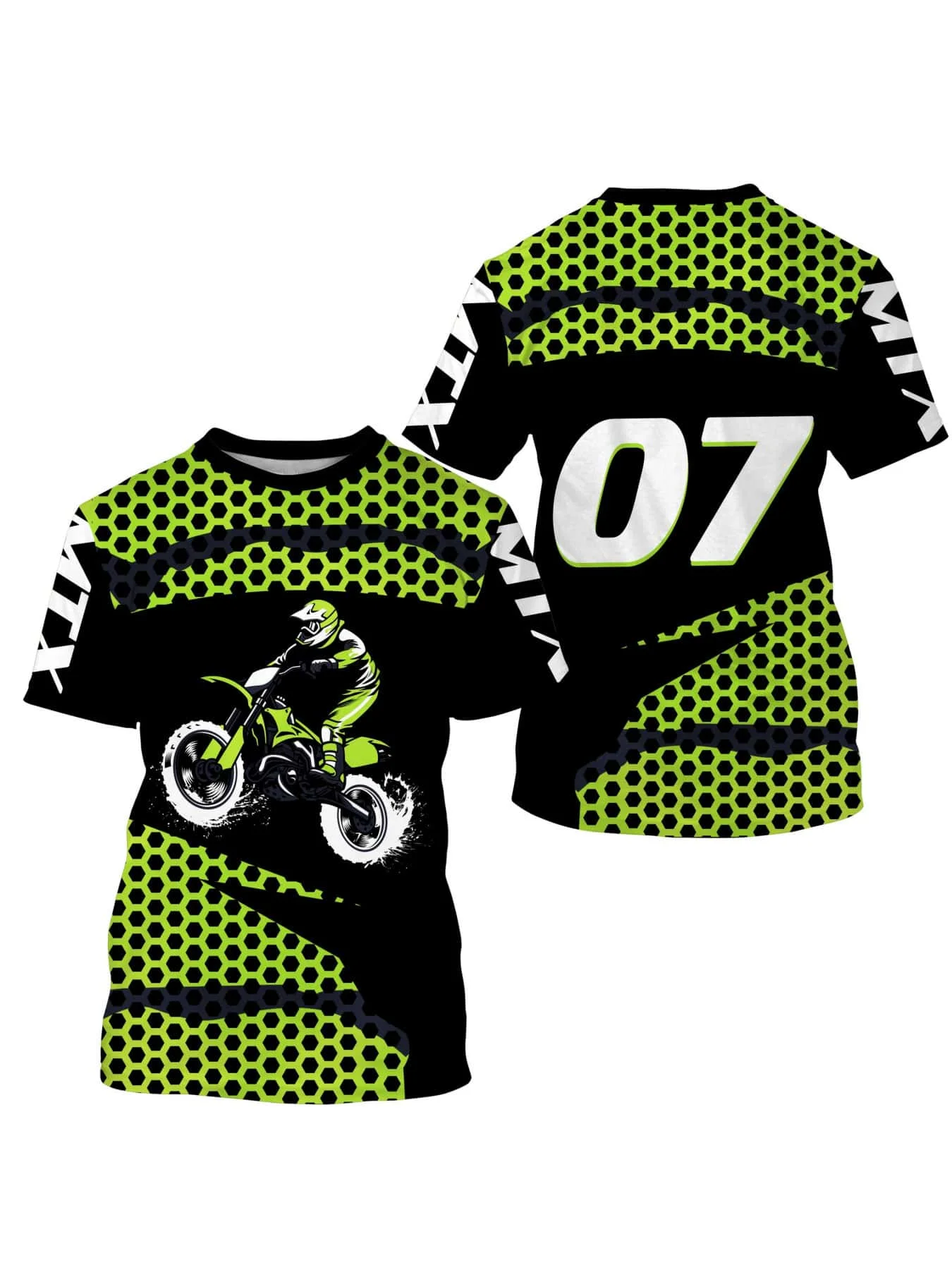 26 Youth Motocross/Moto 3D-Print T-Shirt – Suitable for Camping, Fitness, and Sports; A Great Gift for Boyfriends or Girlfriends
