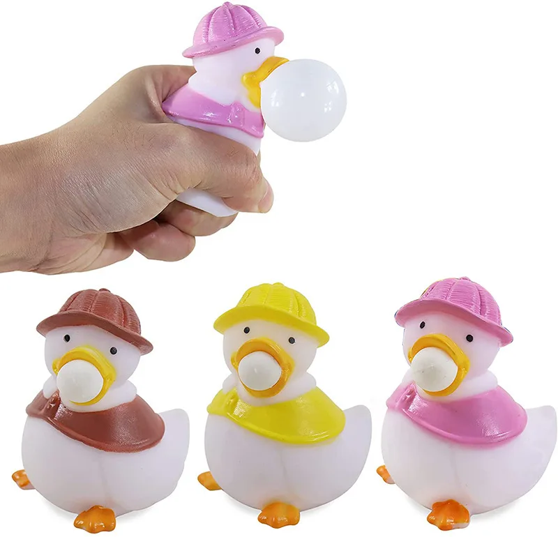 1 pièces presser Animal broche bulle jouet sensoriel nouveauté cadeau canard jouet adultes enfants décompression autisme thérapie Fidget jouet