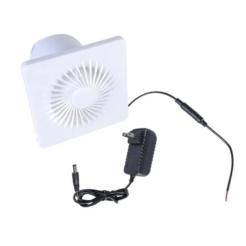 652f 4/6/8inch/205mm 12V حمام مستخرج من مروحة التهوية مروحة مروحة مروحة التهوية