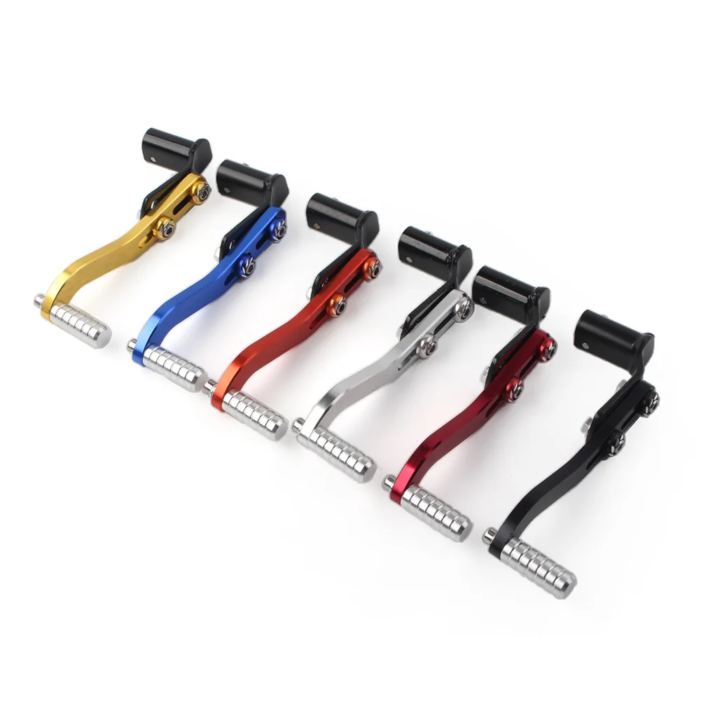 Universal Aluminum Motorcycle Gear Shift Lever Footrest Pedal Shifter Black/Gold/Red/Blue/Orange/Silver