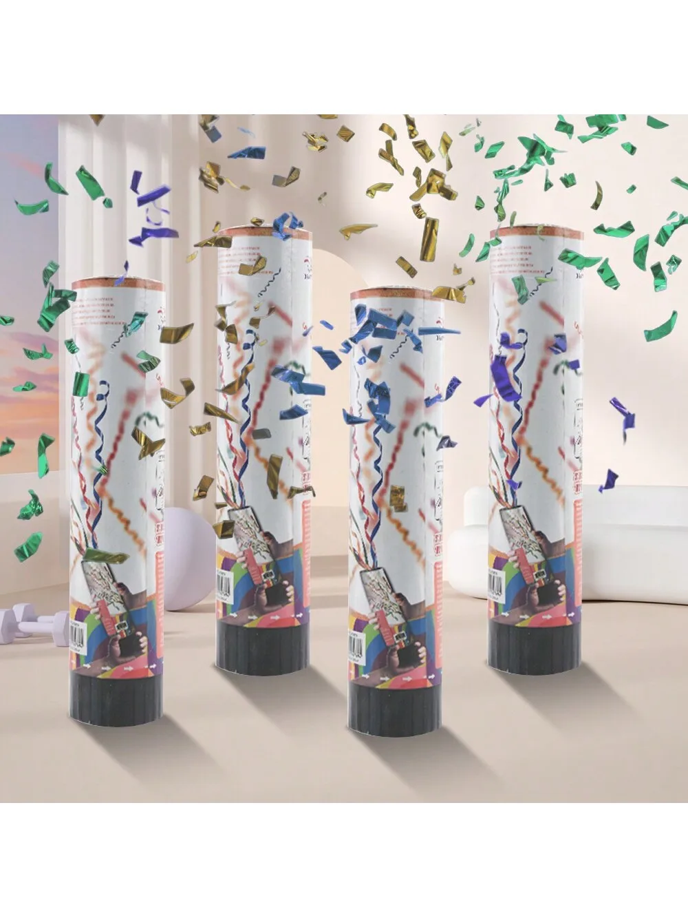 กระดาษป๊อปเปอร์ขนนกขนาด 20 ซม. 12 แพ็ค - เครื่องประดับปาร์ตี้แสนสนุก ชุดกระดาษขนนกสีสันสดใส 12 ชิ้น 20 ซม. - เหมาะสําหรับงานปาร์ตี้และกิจกรรมต่างๆ