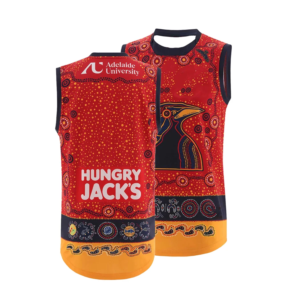 

“2025 Adelaide Uni x Indigenous Art Vest! Crow Totem × Dot Painting Camo—3d Printing × for Unisex Cultural & Track Flair!”