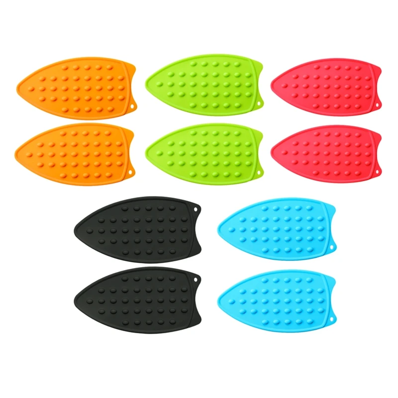 Mini Silicone Heat Resistant Iron Pad, Portable Ironing Stand For Travel And Mini Quilting Iron Use