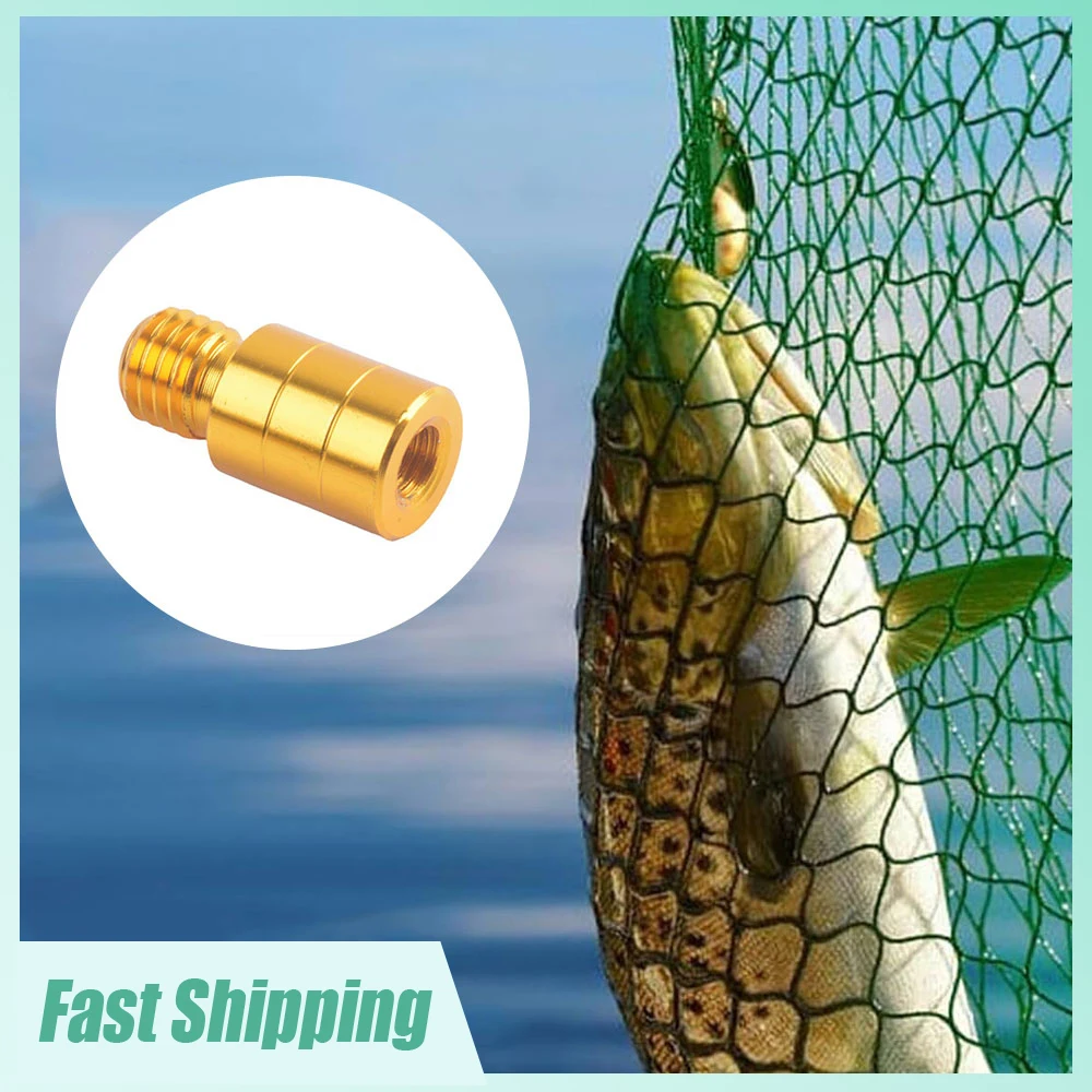 1pc Fishing Net M8/M10/M12 Connector Fishing Aluminum Alloy Adapter Fishing Screw Variable Diameter Joint Tools Accessories