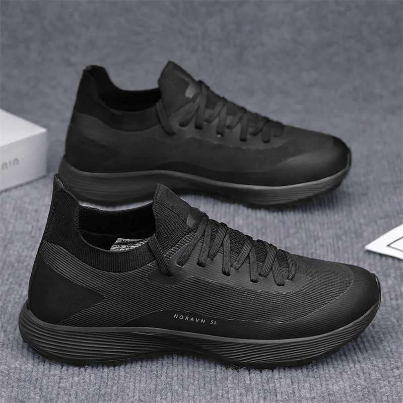 

High Quality Mesh Sneakers for Men Fashion Designer Breathable Soft Sole Running Shoes Outdoor Comfortable Non-slip Hiking Shoes