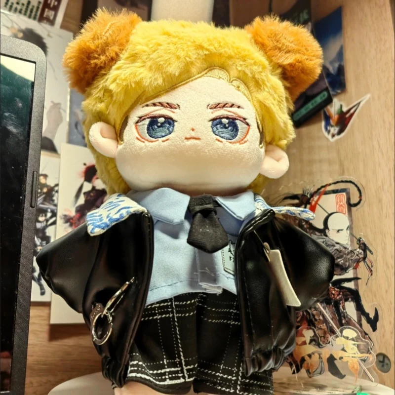 

Attack On Titan Erwin Smith 20cm Fan Made Cotton Plush Doll Stuffed Anime Character Toy Collectible Merchandise For Anime Fans