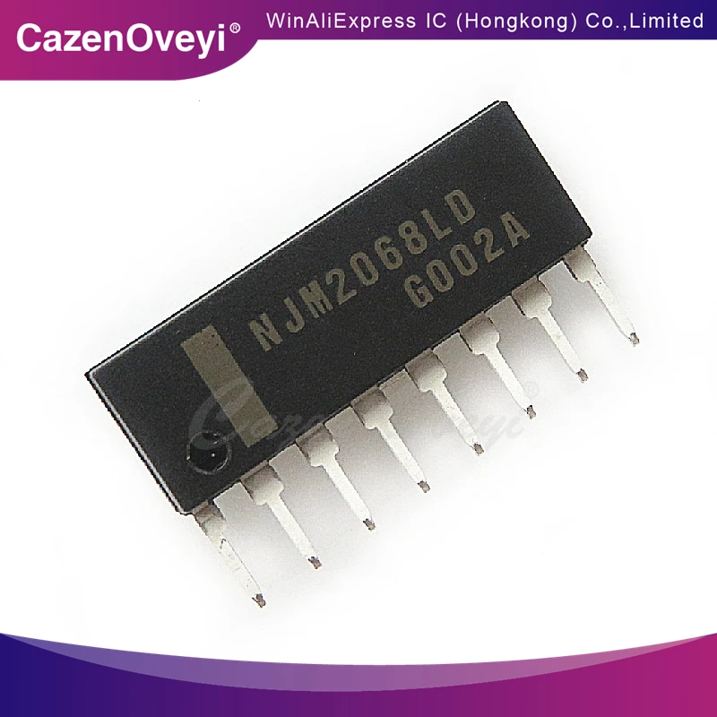 NJM2068LD NJM2068 SIP-8, 5 pcs