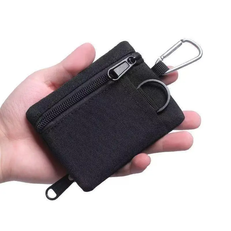 -Style Tactical Mini Pouch: Multi-Functional Waist Bag For Coins, Keys & Outdoor Sports