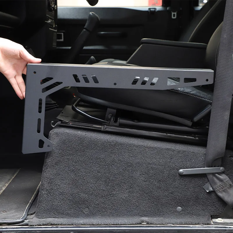 Aluminum Alloy，Land Rover Defender 2004-2019 Front Seat seat side fixing plate  Anti-Collision Corner Protection Accessories