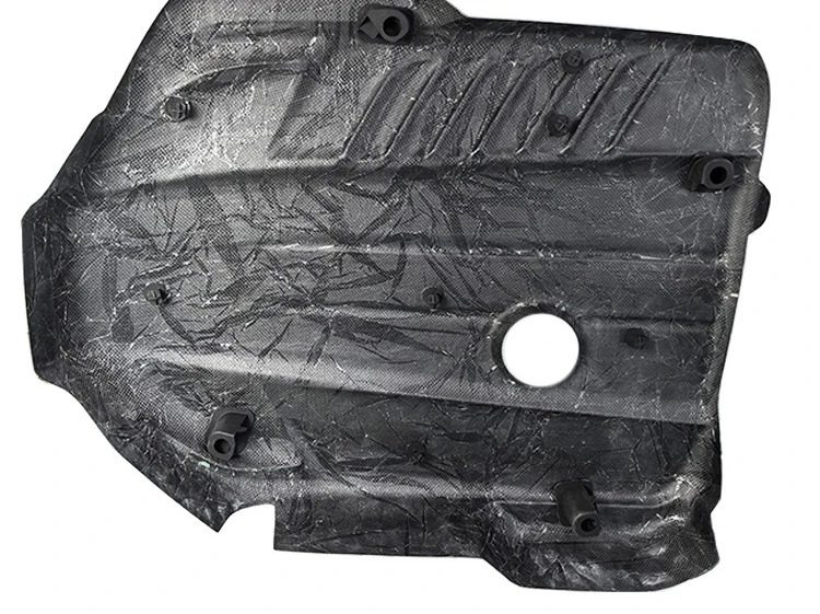 Real carbon fiber engine protective cover replacement, car modification parts