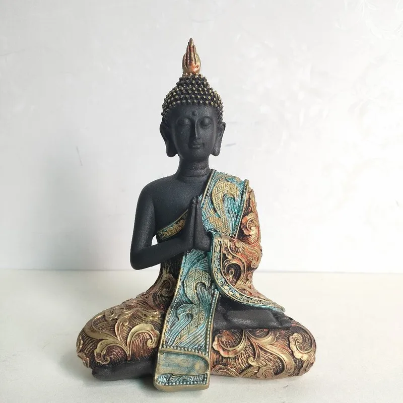 Source factory wholesale of Southeast Asian Buddha statues and resin painted figurines