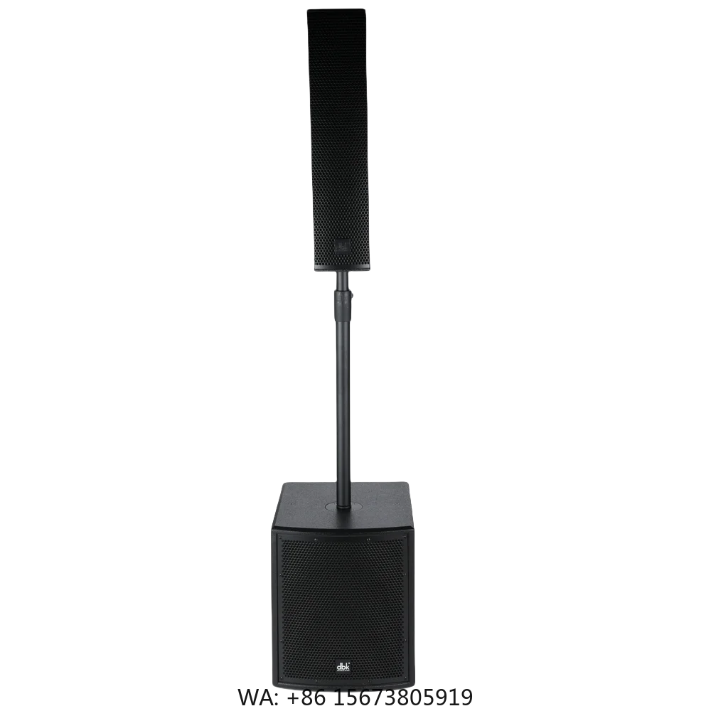 

Super Powered Active 15inch Subwoofer With 4*4 Inch Column Speaker Amp Subwoofer for Outdoor Portable Bluetooth pa System Audio