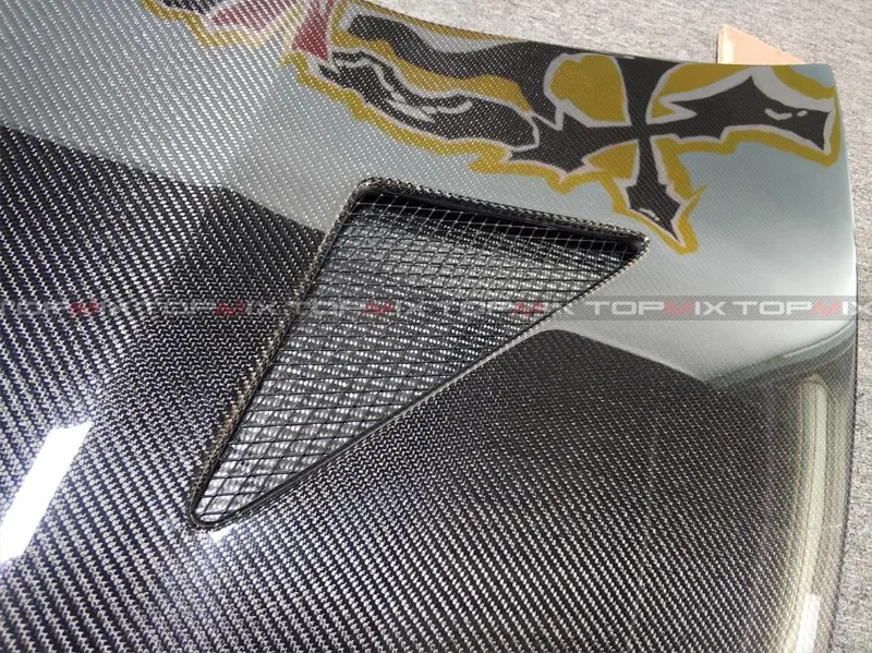 Real Carbon Fiber front hood bonnet fit for Honda 2010 Civic Euro-R FN2