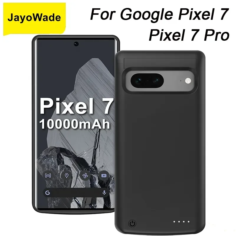 JayoWade 10000Mah Battery Charger Case For Google Pixel 7 Pro Power Case Pixel7 Power Bank Phone For Google Pixel 7 Battery Case