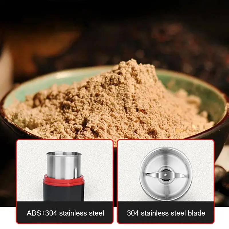 150W 220V Electric Coffee Bean Grinder Household Small Wall Breaking Machine Use for Professional Grinding Peppers/Soybeans Etc