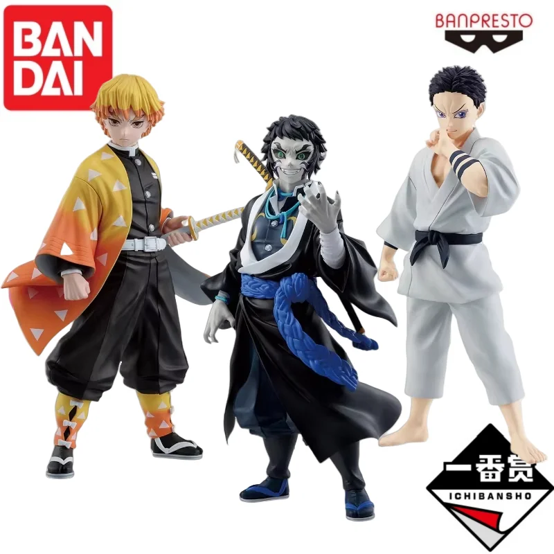 

В наличии 100% оригинал Bandai Ichiban Thunder Brother Demon Slayer Agatsuma Akaza Masterlise анимационные фигурки новые товары игрушки