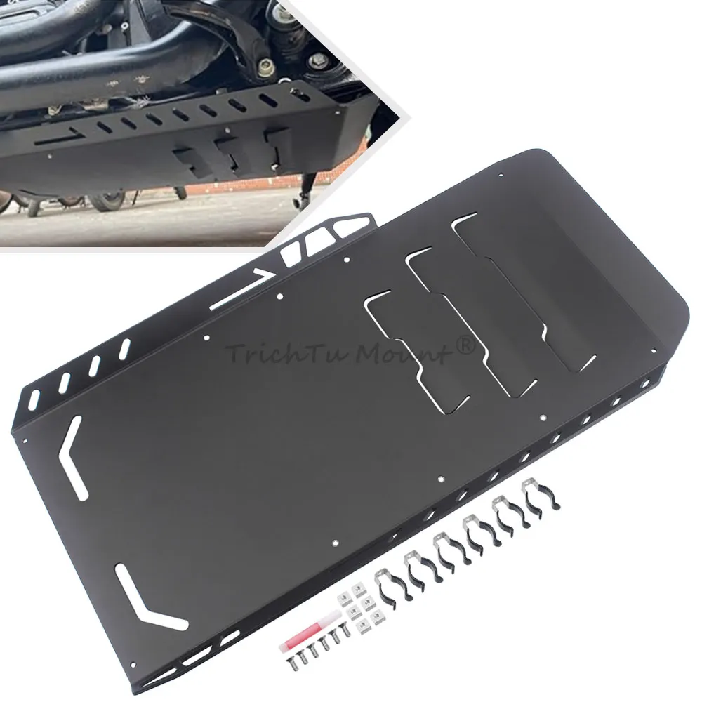 

Motorcycle Engine Skid Plate/Lower Engine Base Chassis Protection Guard Black Accessories For Harley Road Glide FLTRX 2024 2025