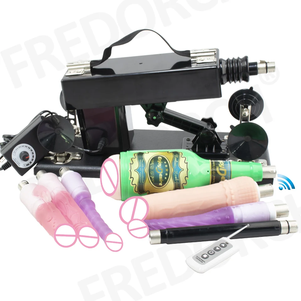 FREDORCH Nowe maszyny erotyczne dla kobiet do masturbacji, pistolet do pompowania z regulacją prędkości, maszyna miłości dla mężczyzn, kubek do masturbacji, ssak