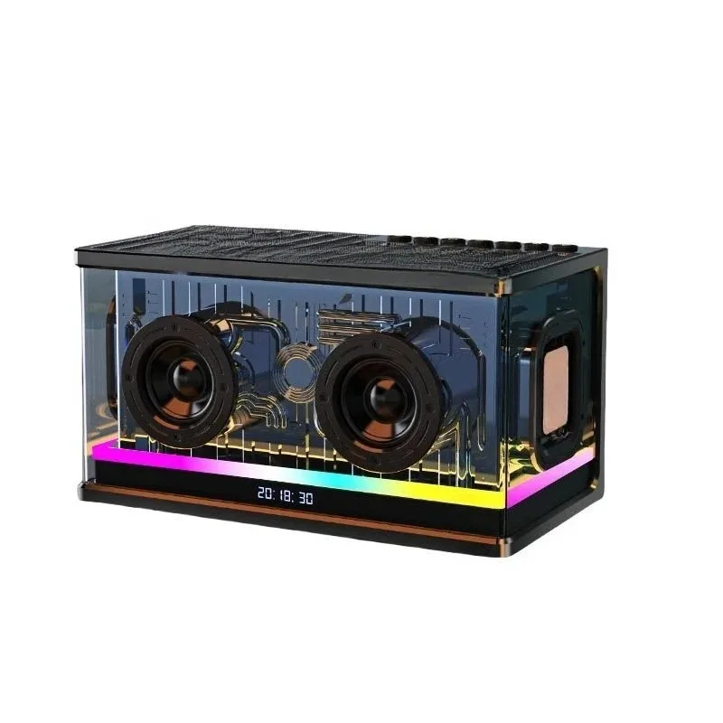 

Mechanical cool light 40W high power heavy bass, Bluetooth speaker