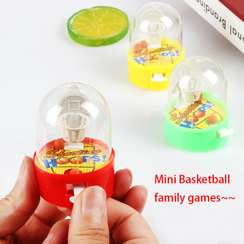 12 Pack Mini Finger Basketball Shooting Puzzle Game Toys Kids Birthday Party Favor Supplies Piñata Filler Bag Sports Theme Party