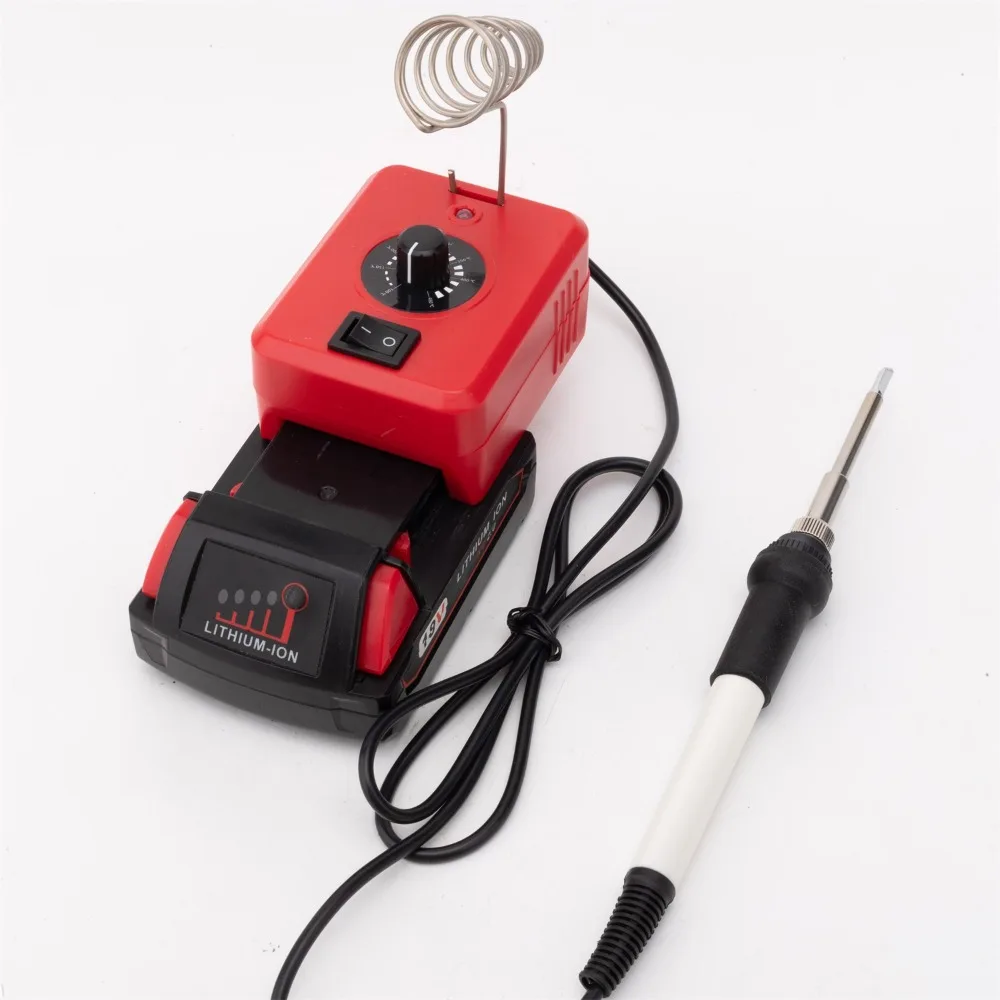 

T12 Soldering Station Portable Electric Network Iron for Milwaukee 18V Lithium Ion Home Repair Welding Tools（No Battery）