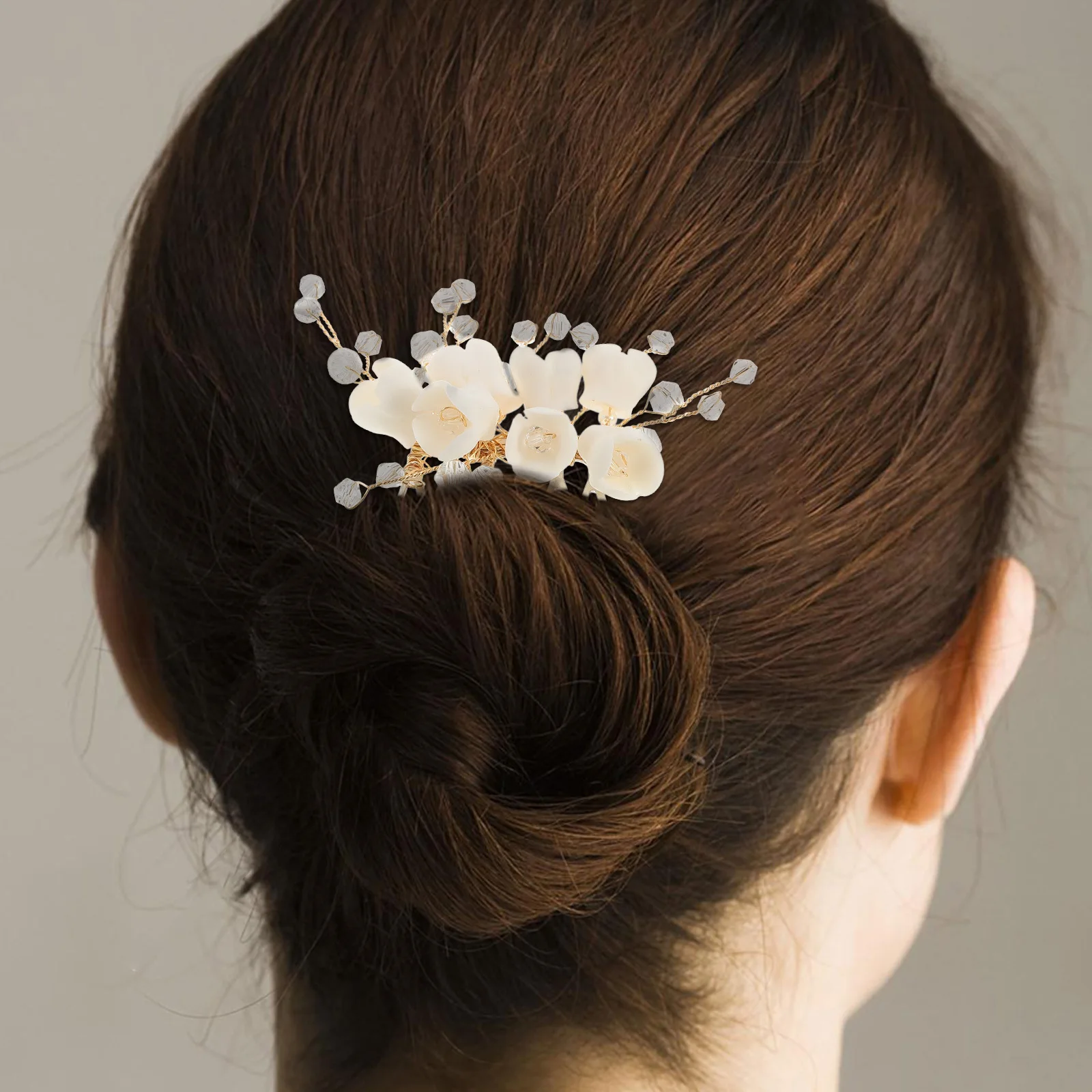 

Bridal Hair Comb Elegant Wedding Accessory Fresh Charm Versatile Design Side Comb for Women Bridal Jewelry