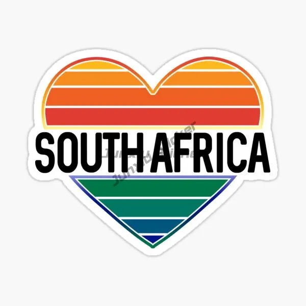 

Creative South African ZA Antelope Flag Sticker for Motorcycle Van Bicycle Laptop Camper PVC Decal