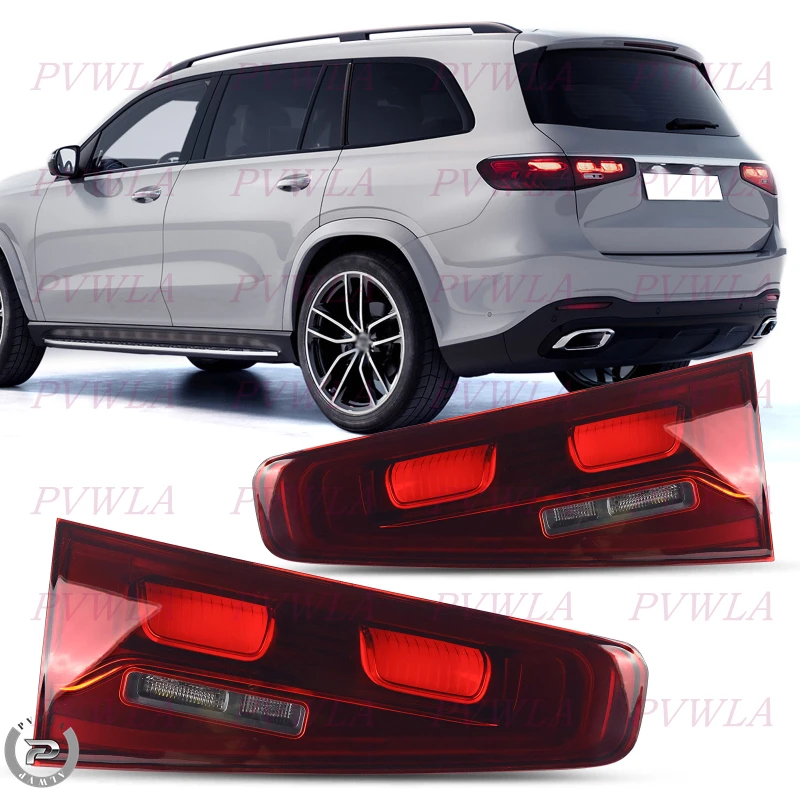 LED Inner Tail Lamp For Benz GLS W167 X167 GLS450/GLS580/GLS63 AMG 2024 2025 Turn Signal Rear Brake Light 1679067710 1679067810