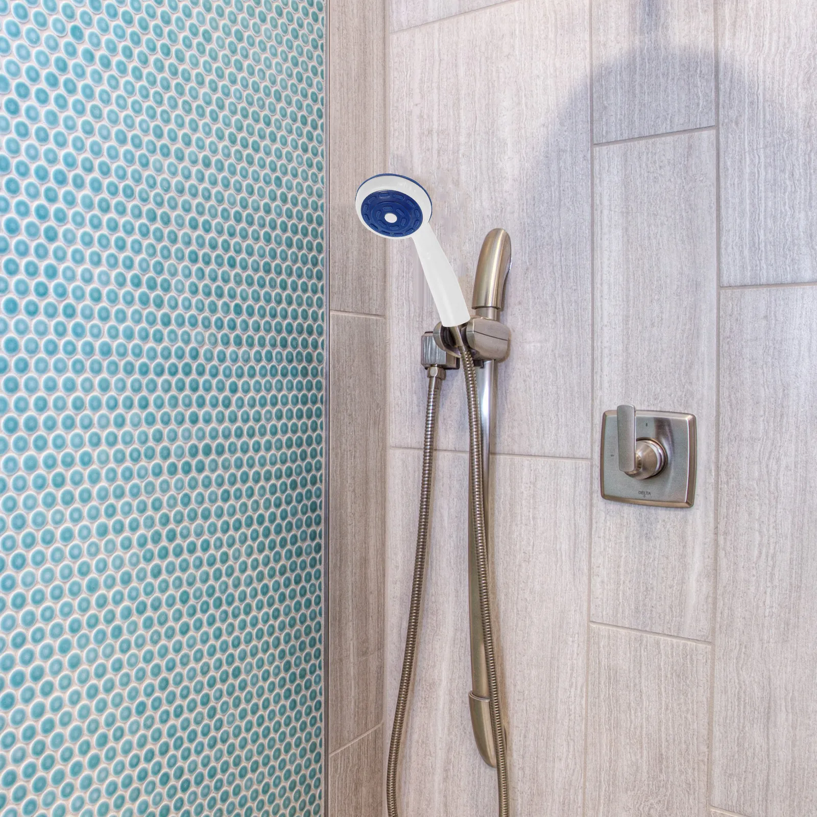 

Ручная душевая лейка из пластика, ударопрочная, для ванной комнаты, автодома, улицы, прочная, легкая, сменная, для дома