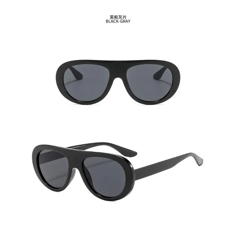 Fashion Oversized Hip Hop Sunglasses Men Women Shades Brand Designer  Glasses Trend Male Punk Eyewear Female UV400 image 5