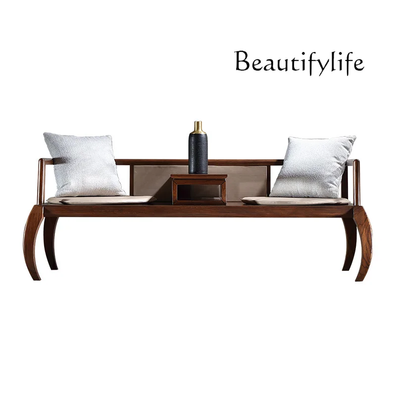 

Современная новая китайская кровать Архат из цельного дерева Мин и Цин, антикварный черное дерево, зимний и летний двуспальный диван-диван