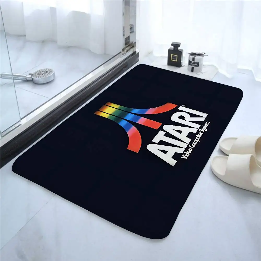 A-Atari شعار الكلمة حصيرة لغرفة المعيشة أريكة وسائد الأرضية الحديثة لينة رقيق المنزل البساط لغرفة نوم الأطفال اللعب السجاد #2