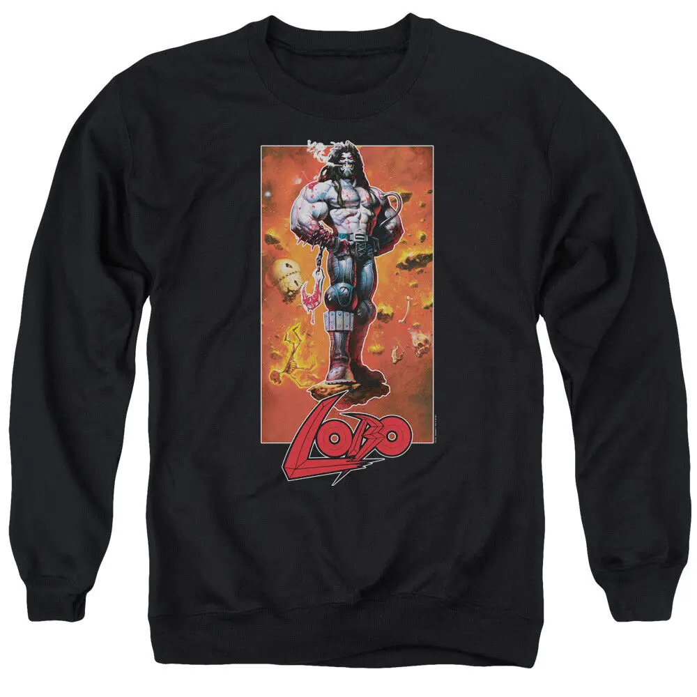 Lobo Sweatshirt Pose Black Pullover