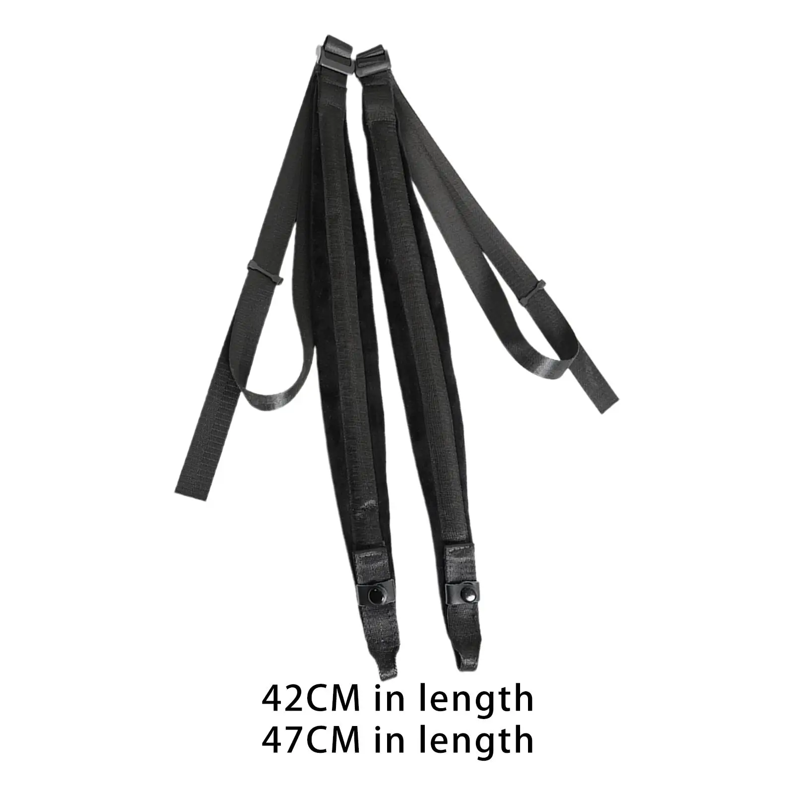 

2x Velvet Accordion Straps Musical Instrument Accessory Wear Resistant for