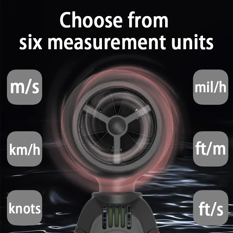 High Precision ZOYI ZT-FS1 Handheld Multi-Function Anemometer for Wind Speed Temperature Humidity Air Volume Test