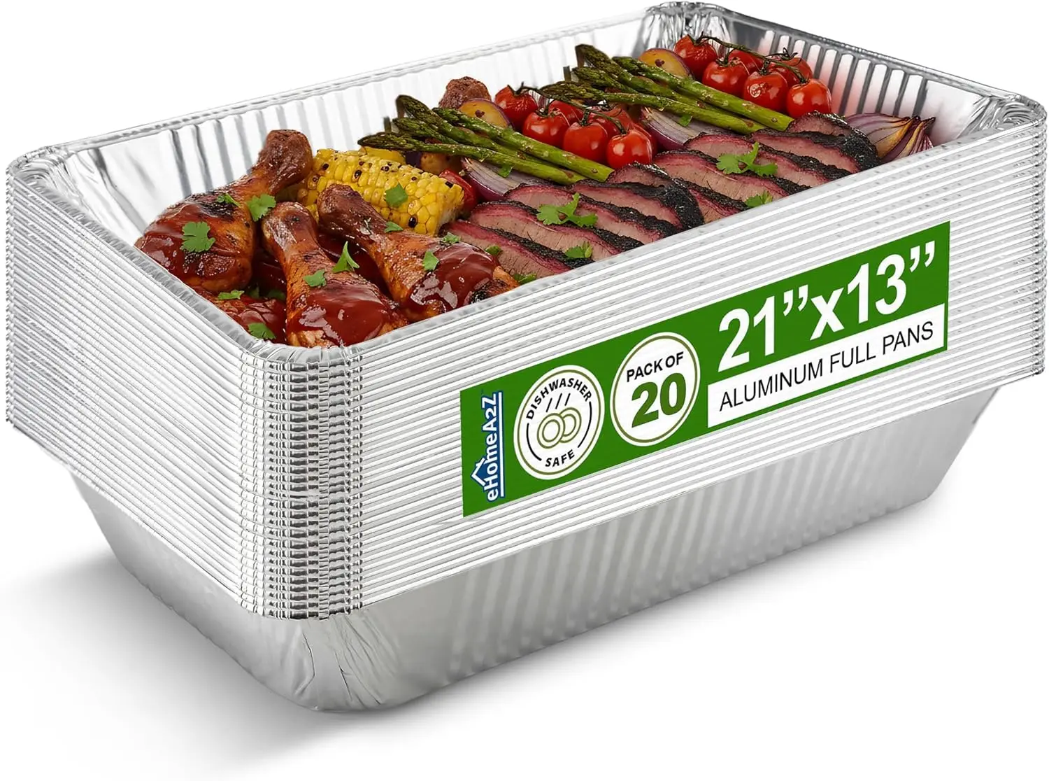 

Большие одноразовые алюминиевые формы для выпечки, сервировки и кейтеринга — прочные и пищевые