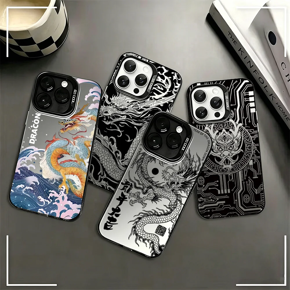 Fashion Chinese DragonS Cool Phone Case for Samsung Galaxy S26 S25 S24 S23 S22 S21 S20 Note20 FE Ultra Edge Plus 4G 5G Anti Fall