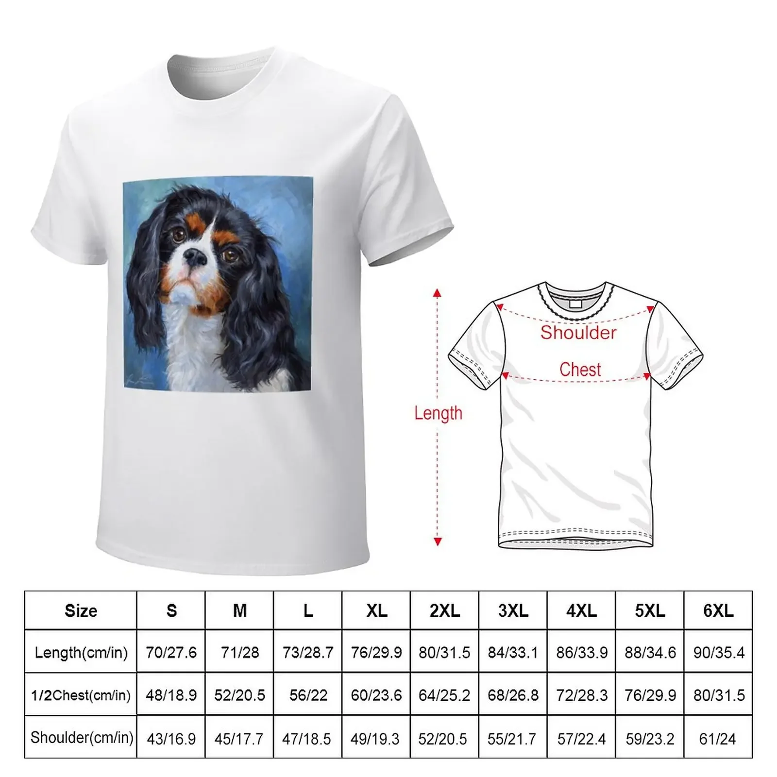 Cavalier King Charles Spaniel T-Shirt heavyweights funnys designer t shirt men