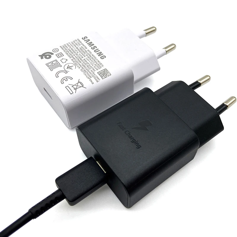 Samsung Fast Charger USB C PD 15W adattatore di alimentazione da parete a ricarica rapida per Galaxy A05 A05S A05 A15 A13 A14 A23 F42 M14 M32 S10 S9